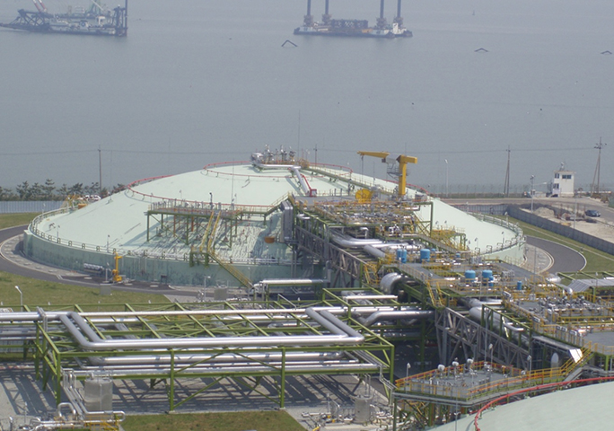 LNG Tank Receiving Terminal (Membrane Type)