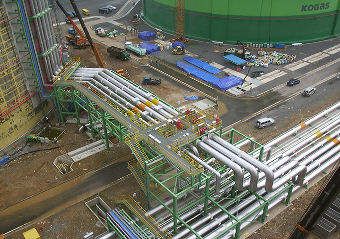 LNG Tank Receiving Terminal (Piping Insulation)